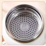 Cute Puppy Insulated Thermos Cup 1000ml — Portable Stainless Steel Bottle with Tea Compartment