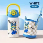 Ninikart Children’s Thermos Cup 316 Stainless Steel Large Capacity High-Value Water Cup for Students Going to School Portable Anti-Fall Double Drinking Cup