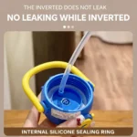 Ninikart Children’s Thermos Cup 316 Stainless Steel Large Capacity High-Value Water Cup for Students Going to School Portable Anti-Fall Double Drinking Cup