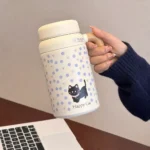 Ninikart High-value portable stainless steel large-capacity thermos cup straw student cup office