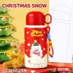 Ninikart High-quality cross-border student pop-up cup, portable hand-held double-drink children’s straw cup, convenient outdoor travel water bottle.